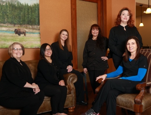 Doctor Mason and her dental team